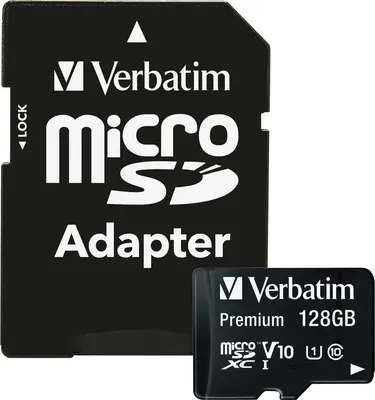 Zdjęcie produktu dla VERBATIM MICRO SDXC PREMIUM UHS-I 128GB, 44085