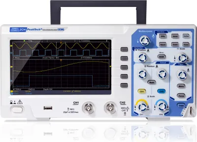 Produktbild von 50 MHz / 2 CH  500 MS/s  Digital Speicheroszilloskop mit USB