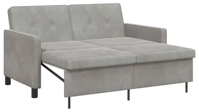 Immagine prodotto di vidaXL Divano letto in tessuto verde chiaro