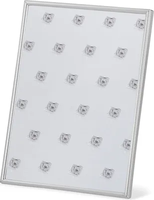 Produktbild von Fotorahmen schmal, glatt poliert, 15 x 20 cm, versilbert, Aussen-D 15,7 x 20,7cm, Innen-D 14,5 x 19