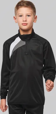 Produktbild von PROACT® Kinder Trainings-Sweatshirt mit 1/4 Reißverschluss
