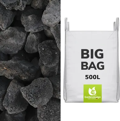 Produktbild von Lava schwarz Gabionensteine 30/90mm 500 L BigBag