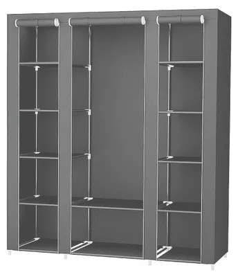 Zdjęcie produktu dla Szafa – Organizer do przechowywania ubrań – Garderoba – Wieszak na ubrania – Organizer na ubrania – Solidna metalowa konstrukcja