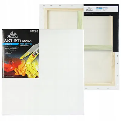 Zdjęcie produktu dla Podobrazie malarskie Phoenix Premium 90 x 90 cm Płótno Malarskie Blejtram