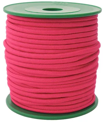 25m extra starke Gummikordel 3mm, Gummiband, Bekleidungsgummi pink