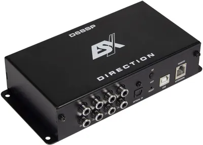 Produktbild von ESX D68SP, Schwarz, 32 Bit, 106 dB, RCA, 7.5 - 17 V, 185 mm
