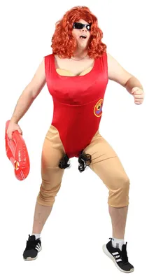 Produktbild von Lustiges Rettungsschwimmer Herren Kostüm für den Junggesellenabschied, Größe:XL/XXL
