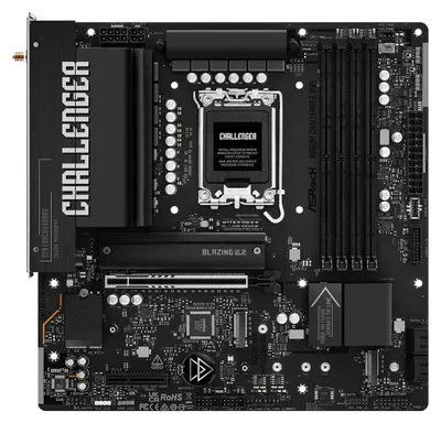 Obrázek produktu pro Asrock B860M Challenger WiFi, Intel, LGA 1851 (Socket V1), Intel Core Ultra (Series 2), DDR5-SDRAM, 256 GB, DIMM