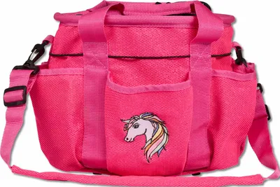 Produktbild von Putztasche für Pferde Equipage für Pferdepflege Glitter Pferdetasche mit Handgriff, abnehmbarer Schultergurt in Gold