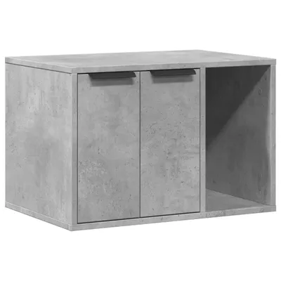 Obrázek produktu pro Skříňka na kočičí záchod betonově šedá 60 x 40 x 40 cm kompozit
