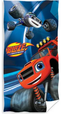 Produktbild von Strandbadetuch 70x140 Blaze and the Mega Machines