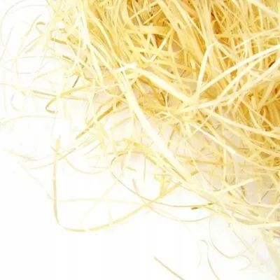 Produktbild von Trockene 100 % natürliche Holzwolle, 2 mm Füllmaterial für Geschenkboxen, 1 kg