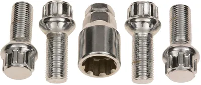 Produktbild von ACI Safety Radbolzen, Gewinde M14x1,5, Kugelsitz, Gewindelänge 27 mm (4er-Satz)