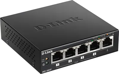 Image de Switch D-Link DGS-1005P 5*GE PoE détail