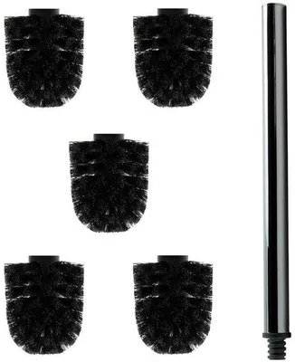 Produktbild von Daloual 5 x Bürstenkopf Schwarz Griff 40 cm