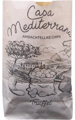 Produktbild von Casa Mediterrana Trüffel Chips 150g – Knusprige Kartoffelchips mit Trüffelgeschmack