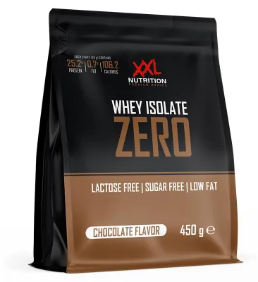Productafbeelding van XXL Nutrition Whey Isolate Zero- Chocolade (450 gr)