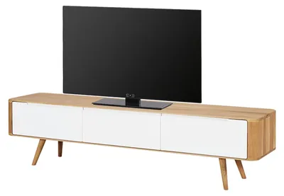 Produktbild von home24 Tv-Lowboard - Wildeiche Teilmassiv