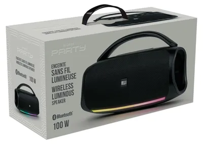 Image de Enceinte BT Lumineuse Mainstream 100W Noir