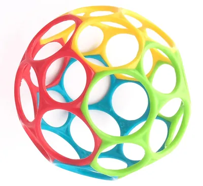 Produktbild von Bright Starts, Oball Classic, flexibler und leicht zu handhabender Ball, sensori