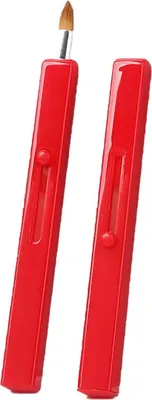 Image de INF Pinceau à Lèvres Rétractable à Tête Unique pour Maquillage Rouge
