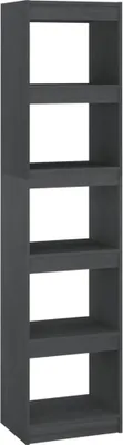 Produktbild von vidaXL Bücherregal/Raumteiler Grau 40x30x167,5 cm Massivholz Kiefer
