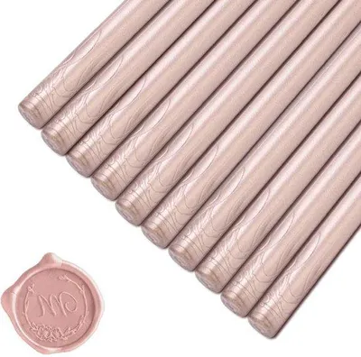 Produktbild von 10 Teile Heißsiegelstifte - Retro Briefstempel - Geschenkverpackung