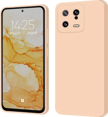 Produktbild von Hülle für Xiaomi 13 5G Case Cover Bumper Silikon Softgrip Schutzhülle Farbe: Rosa