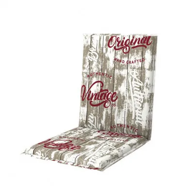 Produktbild von Stuhlauflage 110 x 48 x 6 cm 50 % Baumwolle, 50 % Polyester grau