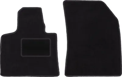 Immagine prodotto di Wielganizator tappetini auto velours anteriori adatto per Citroen C4 Grand Spacetourer (2018-, minivan) neri, set 2 pz, con fissaggi