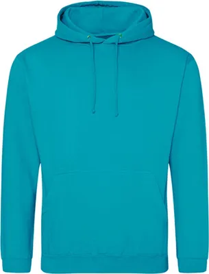 Obrázok produktu pre Just Hoods JH001 | College Hoodie / mikina s kapucňou v mnohých farbách - Farba: Lagoon Blue - Veľkosť: M