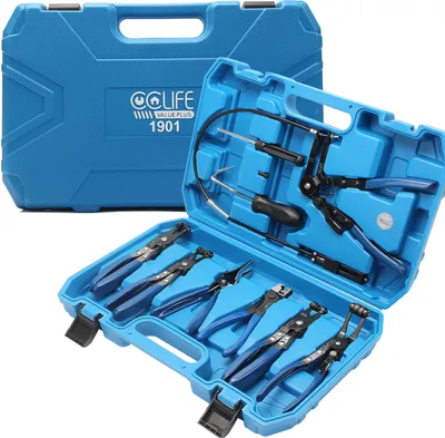 Produktbild von CCLIFE 9tlg Schlauchklemmenzangen Set Schlauchschellenzange Schellenzange