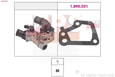 Produktbild von EPS Thermostat Kühlmittel 80°C für FIAT PUNTO (176) Strada Pickup (178) PALIO Weekend (178DX) Siena (178, 172) PALIO (178BX)