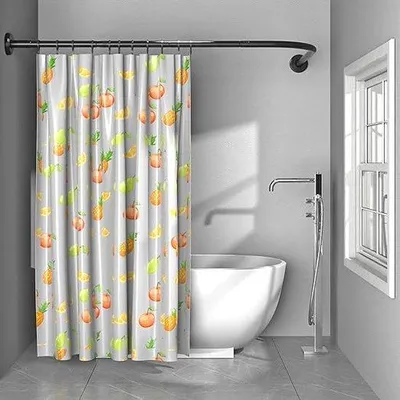 Productafbeelding van Famanu douchegordijnstangen, 75-170 cm - L-vormig