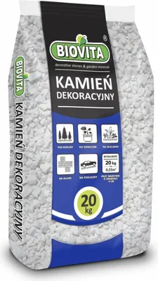 Immagine prodotto di Pietra decorativa bianca granulometria 8-16 mm 20 kg