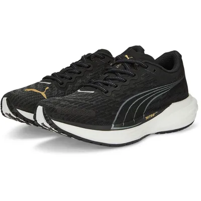 Produktbild von PUMA Deviate Nitro 2 Laufschuhe Damen puma black/puma team gold 39