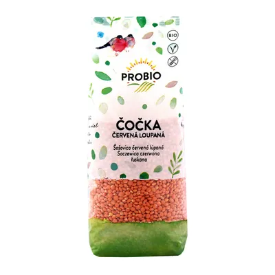 Obrázek produktu pro Čočka červená loupaná500 g PROBIO