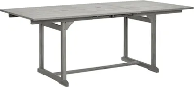 Obrázok produktu pre vidaXL Záhradný jedálenský stôl (150-200)x100x75 cm Masívne agátové drevo
