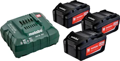 Produktbild von Metabo Basis-Set 18V 4.0 Ah