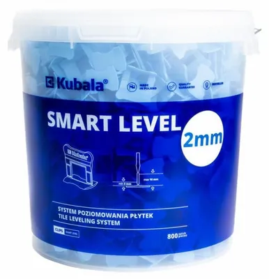 Produktbild von Heftklammern Smart Level, 3 mm, 800 Stück + Eimer 20 l, Kubala