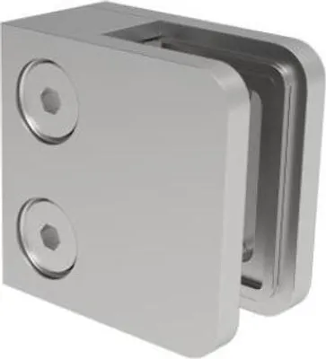 Produktbild von Glasklemmen ZAMAK Glashalter 6mm Glas Bl