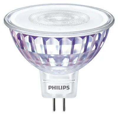 Produktbild von Philips Spot 50W MR16 GU5.3, 7 W, 50 W, GU5.3, 621 lm, 15000 h, Warmweiß
