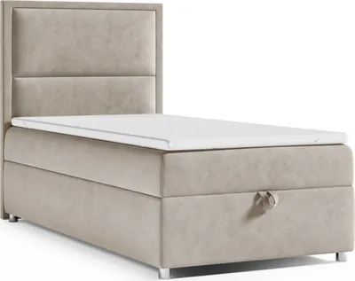Produktbild von Best for Home Boxspringbett mit Bettkasten Trinity K11-SINGLE 70x200 Bonellfederkern inkl. Topper - Beige