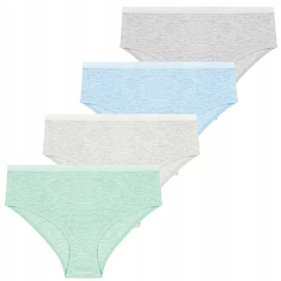 Produktbild von Damenunterwäsche - Damenhöschen Größe XL - Slip Damen 4 Stück - Baumwollslip - fur Damen