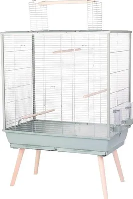 Immagine prodotto di Zolux Néolife Gabbia per uccelli, 81 x 48 x 130 cm, verde, per pappagallini, calopsiti e canarini