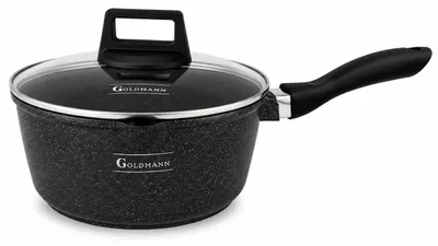 Productafbeelding van Steelpan van Aluminium 22 cm met deksel, anti-aanbak, zonder