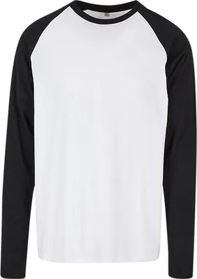 Immagine prodotto di Build Your Brand Basic BB023 | Herren Contrast Raglan Longsleeve Langarmshirt - Farbe: Antracite/Nero - Größe: XL