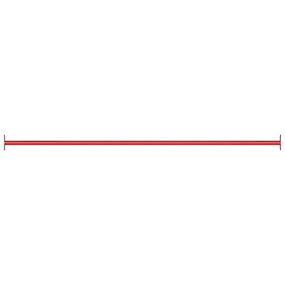 Immagine prodotto di Sbarra da Gioco 125 cm in Acciaio Rosso