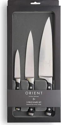 Obrázek produktu pro Sada no do kuchyn, Orient, ada Origin, 3-dln, prvotdn, nmeck nerezov ocel X50 Ultra+, ern