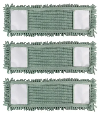 Immagine prodotto di Sostituzione del tampone per mocio in microfibra JVL Chenille, lavabile in lavatrice. Set di ricambi
